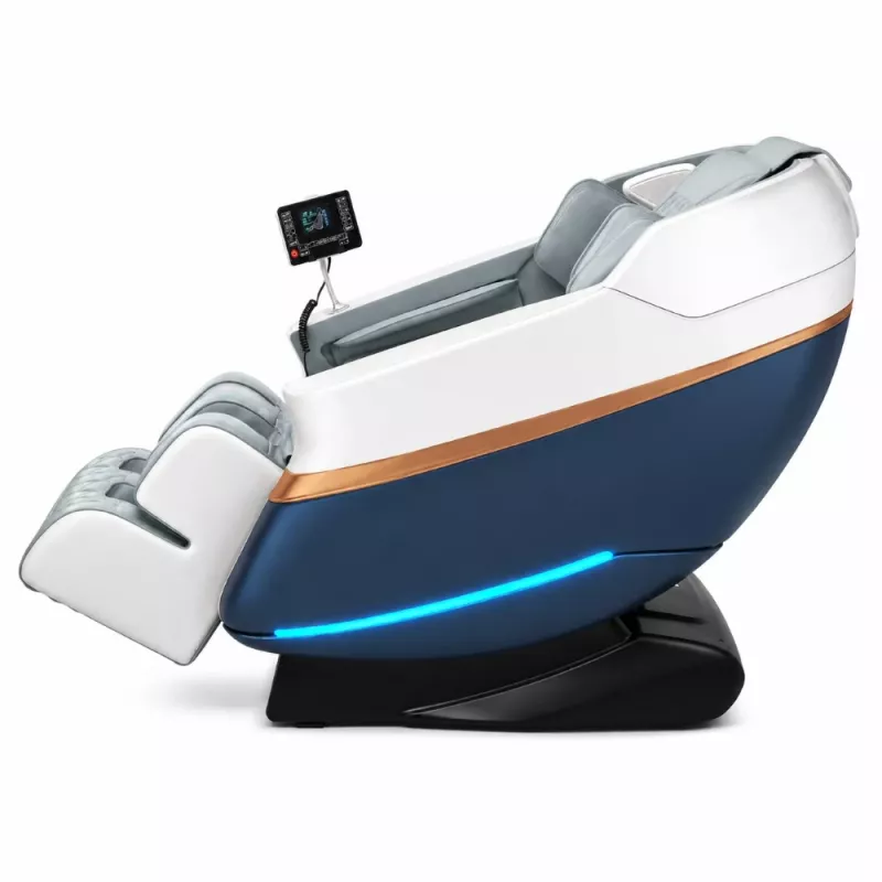 EXTRALINK 3D Zero Gravity Massage Chair White-Blue