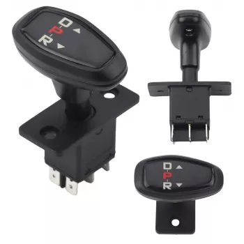 LEAN TOYS Gear Switch for Ride-On Cars - Forward/Stop/Reverse, 3-Position Rocker, 6V-12V, 15A, Panel Mount