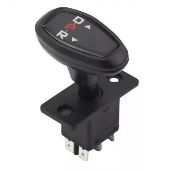 LEAN TOYS Gear Switch for Ride-On Cars - Forward/Stop/Reverse, 3-Position Rocker, 6V-12V, 15A, Panel Mount