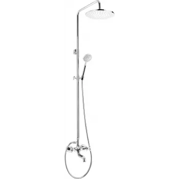 DEANTE NAC_01QT Wall-Mounted Bath Mixer with Shower Set, Chrome
