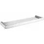DEANTE LACK ADR_0511 White Floating Wall Shelf 110x26 cm, Concealed Brackets, 3 kg Load