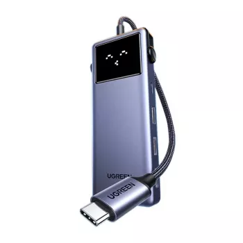 UGREEN USB-C Hub 7-in-1 with 3x USB 3.0, HDMI 4K, Gigabit Ethernet, 100W PD, Space Gray