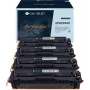 G&G Compatible Toner Cartridge 4-Pack for HP 203X Series, Black Cyan Magenta Yellow, High Yield, GS-H203X-4P