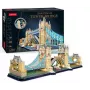Cubic Fun 3D Puzzle Tower Bridge with LED Lighting | 113 Pieces | Architecture Model Kit