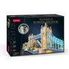 Cubic Fun 3D Puzzle Tower Bridge with LED Lighting | 113 Pieces | Architecture Model Kit