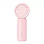 USAMS BC Series Handheld Fan Pink 500mAh Portable USB Rechargeable 3-Speed Mini Fan