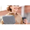 UGREEN Laptop Sleeve 13-13.9 inch Grey PU Leather Magnetic Stand Case