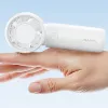 USAMS Hand Fan BC Series White 500mAh Portable Handheld Fan with 3 Speeds and Micro USB Charging