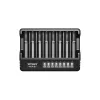 XTAR MX8 8-Bay Universal Battery Charger for Li-ion/Ni-MH with USB-C, 0V Activation, LED Indicators