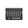 XTAR MX8 8-Bay Universal Battery Charger for Li-ion/Ni-MH with USB-C, 0V Activation, LED Indicators
