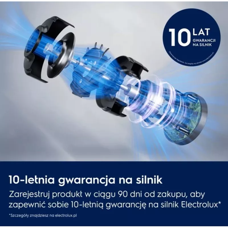 Electrolux Clean 600 EP61CB21W Cordless Stick Vacuum Cleaner, 21.6V, 55min Runtime, 0.3L Dustbin, White
