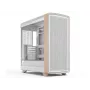 Fractal Design Summit Chalk White TG Clear Tint Mid-Tower Case with Real Oak Front Panel