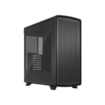 Fractal Design Summit Blackout TG Light Tint Mid-Tower PC Case - Charcoal Black with Real Walnut Wood Front Panel, Tempered Glass Side Panel, 2x Aspect 14 PWM Fans