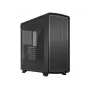 Fractal Design Summit Blackout TG Light Tint Mid-Tower PC Case - Charcoal Black with Real Walnut Wood Front Panel, Tempered Glass Side Panel, 2x Aspect 14 PWM Fans