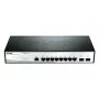D-Link DGS-1210-10/ME/E Smart Managed Switch, 8x Gigabit Ethernet, 2x SFP, Rackmountable
