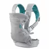 B-KIDS Infantino 4-in-1 Convertible Baby Carrier, Grey, 3.6–14.5 kg, JPMA Certified, with Removable Wonder Cover™ Bib