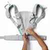 B-KIDS Infantino 4-in-1 Convertible Baby Carrier, Grey, 3.6–14.5 kg, JPMA Certified, with Removable Wonder Cover™ Bib