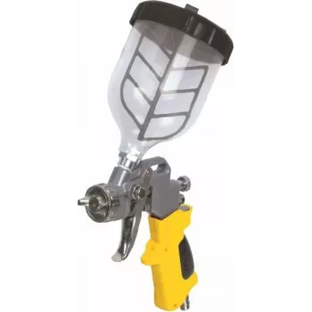 STANLEY HVLP Gravity Feed Spray Gun 1.5mm Nozzle with Integrated Mixer Cup, 600ml