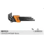 BETA 96BP/SC9 9-Piece Metric Ball End Hex Key Set, 1.5-10mm, Chrome Vanadium Steel