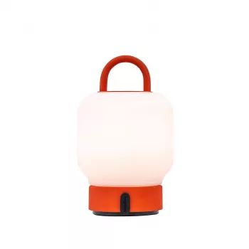 KOODUU Rechargeable LED Table Lamp LOOME Orange | Dimmable Touch Lamp, USB-C, 150lm