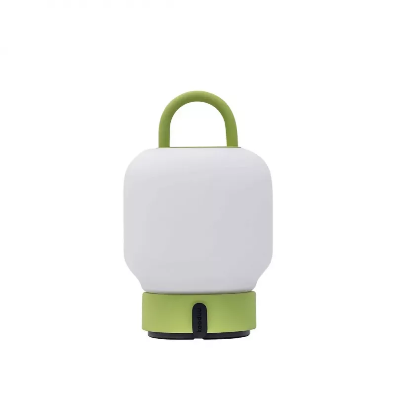 KOODUU Rechargeable Lamp LOOME Lime - Portable LED Table Lamp, 3-Step Touch Dimming, IP44 Splash-Proof, USB-C