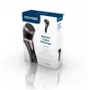 CONCEPT Electric Foot File PN3020 Black – Rechargeable Callus Remover with 2 Quartz Rollers, 90-Minute Cordless Operation