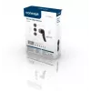 CONCEPT Electric Foot File PN3020 Black – Rechargeable Callus Remover with 2 Quartz Rollers, 90-Minute Cordless Operation