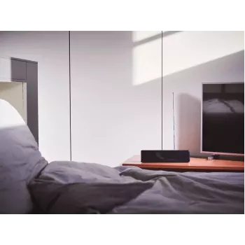 Philips SDV5225/12 Indoor TV Antenna with Adjustable Gain, 1.8m Coaxial Cable, 75 Ohm, 3G/4G Filter, DVB-T/T2