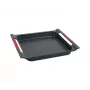 TEKA Electric Baking Iron 2000W Non-Stick Die-Cast Aluminum Grill Plate with Removable Thermostat, Black