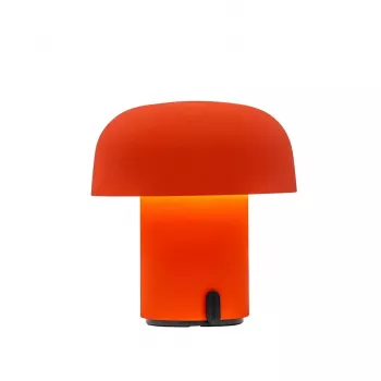 KOODUU Rechargeable LED Table Lamp SENSA Orange – Cordless, Dimmable, USB-C, 150 Lumens, Warm White