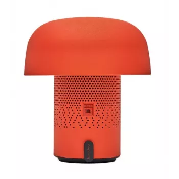 KOODUU Sensa Play Portable Bluetooth Speaker with Dimmable RGB LED Lamp, IPX4 Splash-proof, TWS Pairing, USB-C, Orange