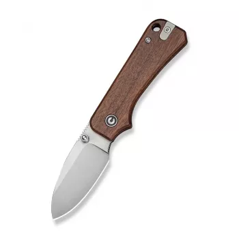 CIVIVI Baby Banter Slip Joint Folding Knife Nitro-V Guibourtia Wood