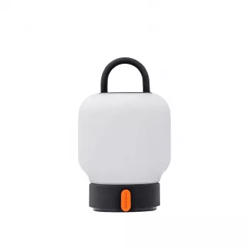 KOODUU Rechargeable Table Lamp LOOME Grey | 3-Step Touch Dimmer, 2200mAh Battery, USB-C, Warm White LED