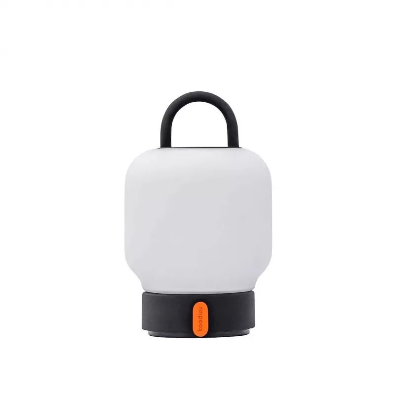 KOODUU Rechargeable Table Lamp LOOME Grey | 3-Step Touch Dimmer, 2200mAh Battery, USB-C, Warm White LED