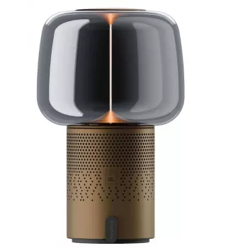 KOODUU Serena Play Portable LED Lamp with Bluetooth Speaker Brown