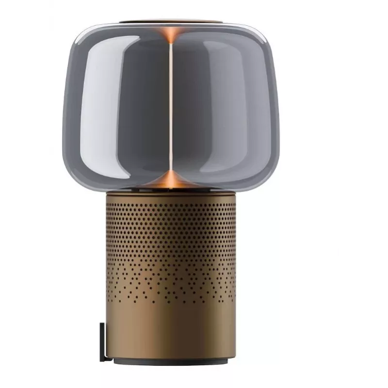 KOODUU Serena Play Portable LED Lamp with Bluetooth Speaker Brown