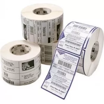 Zebra Z-Perform 1000D Direct Thermal Paper Label Roll - 25.4 x 50.8 mm, Permanent Adhesive, 2580 Labels