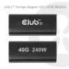 Club 3D USB-C Female Adapter 40G 240W 8K60Hz
