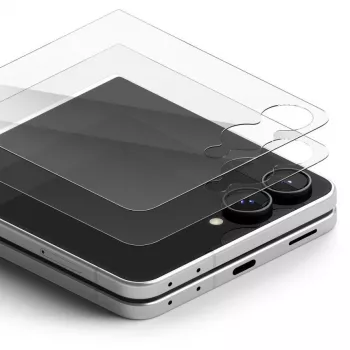 Ringke Cover Display Pro 2-Pack Tempered Glass Screen Protector for Galaxy Z Flip 8 - Clear
