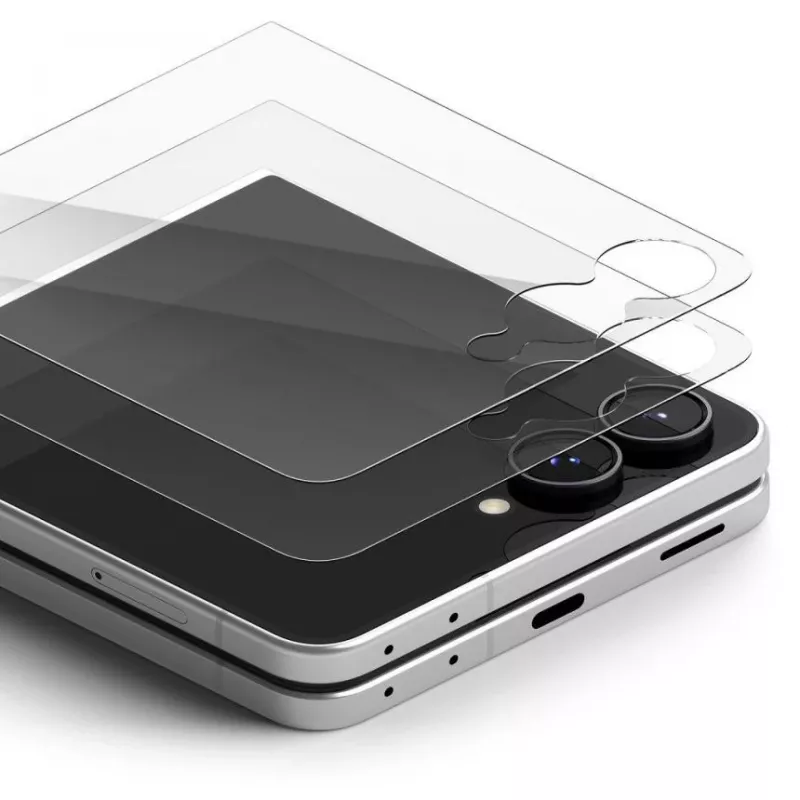 Ringke Cover Display Pro 2-Pack Tempered Glass Screen Protector for Galaxy Z Flip 8 - Clear