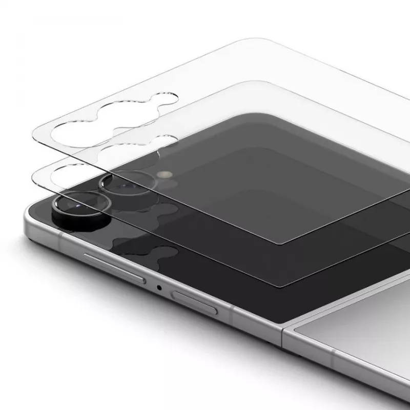 Ringke Cover Display Pro 2-Pack Tempered Glass Screen Protector for Galaxy Z Flip 8 - Clear