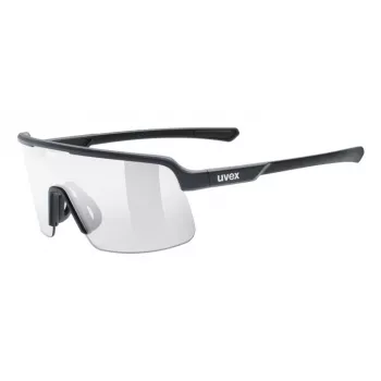 Uvex Ramp Sunglasses - Black Matt / Mirror Silver Polarized