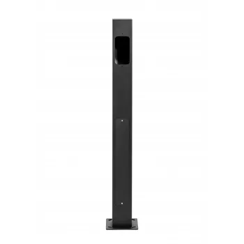 ModuREX Core Pro Rail MX-CR-PRO-RAIL EV Charger Pedestal with DIN Rail, Black