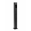 ModuREX Core Pro Rail MX-CR-PRO-RAIL EV Charger Pedestal with DIN Rail, Black