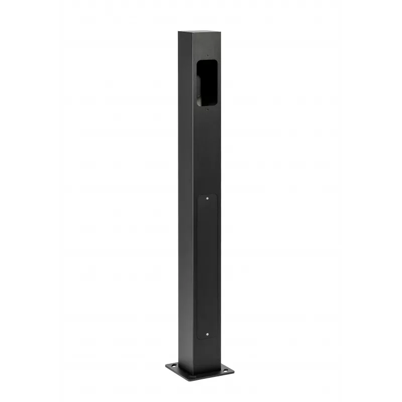 ModuREX Core Pro Rail MX-CR-PRO-RAIL EV Charger Pedestal with DIN Rail, Black