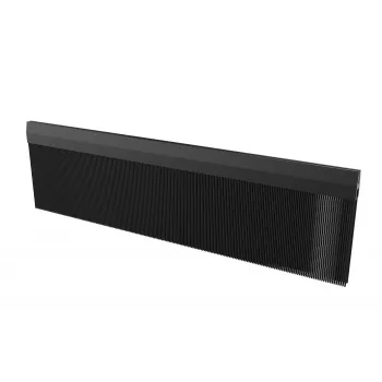 LANVIEW RAX245 19 inch Brush Panel for Rack and Cabinet Cable Management, 1U, Black