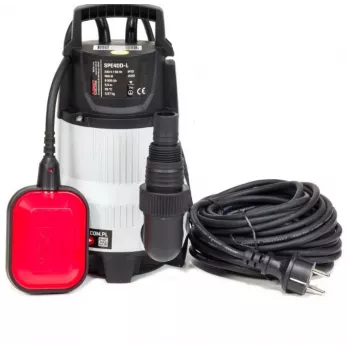 NAC Submersible Dirty Water Pump 400W SPE40D-L with Float Switch, 7500 L/h, 5 m Head