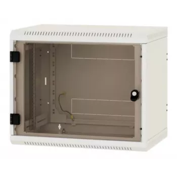Triton RBA-09-AS4-CAX-A1 19 inch Wall-Mounted Cabinet 9U, 600x395mm, One-Piece, Grey