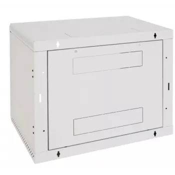 Triton RBA-09-AS4-CAX-A1 19 inch Wall-Mounted Cabinet 9U, 600x395mm, One-Piece, Grey