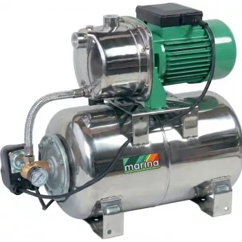 BOOST PUMP 1100W CAM 88/25X HL (MARINA) - 1100W Self-Priming Peripheral Pump, Max Head 48m, Flow 4.8m³/h, 1 inch BSP, Cast Iron